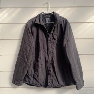 Gap Shirt Jacket, Shearling lined, Black,‎ Sized L